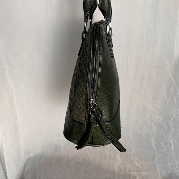 Bueno‎ Quilted Messenger Tote Crossbody Bag Olive Green Handbag - Picture 6 of 16
